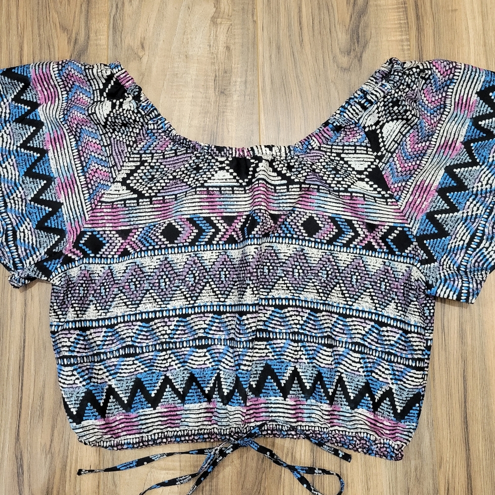 True Destiny Abstract Print Top - Picture 3 of 8